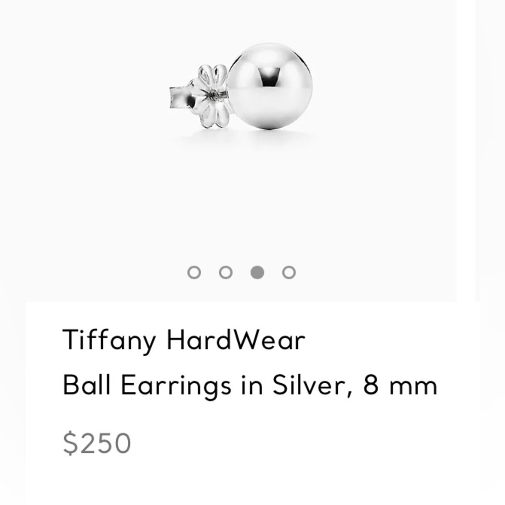 Tiffany and Co. HardWear Ball Earrings in Silver